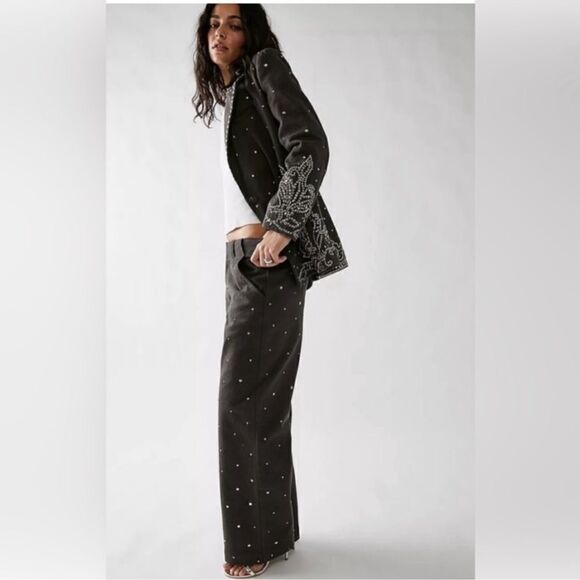 Free People Embellished Suit Set/ size 2 - Picture 1 of 12